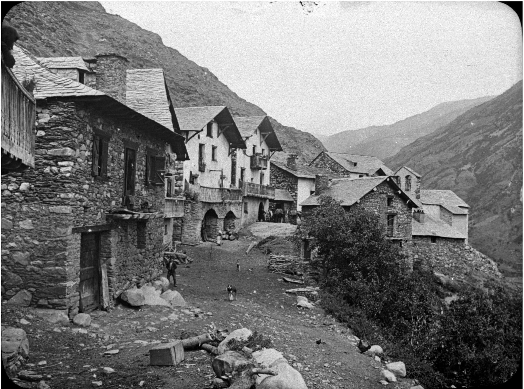 Reconstrucción del alud histórico que destruyó el pueblo de Àrreu en 1803